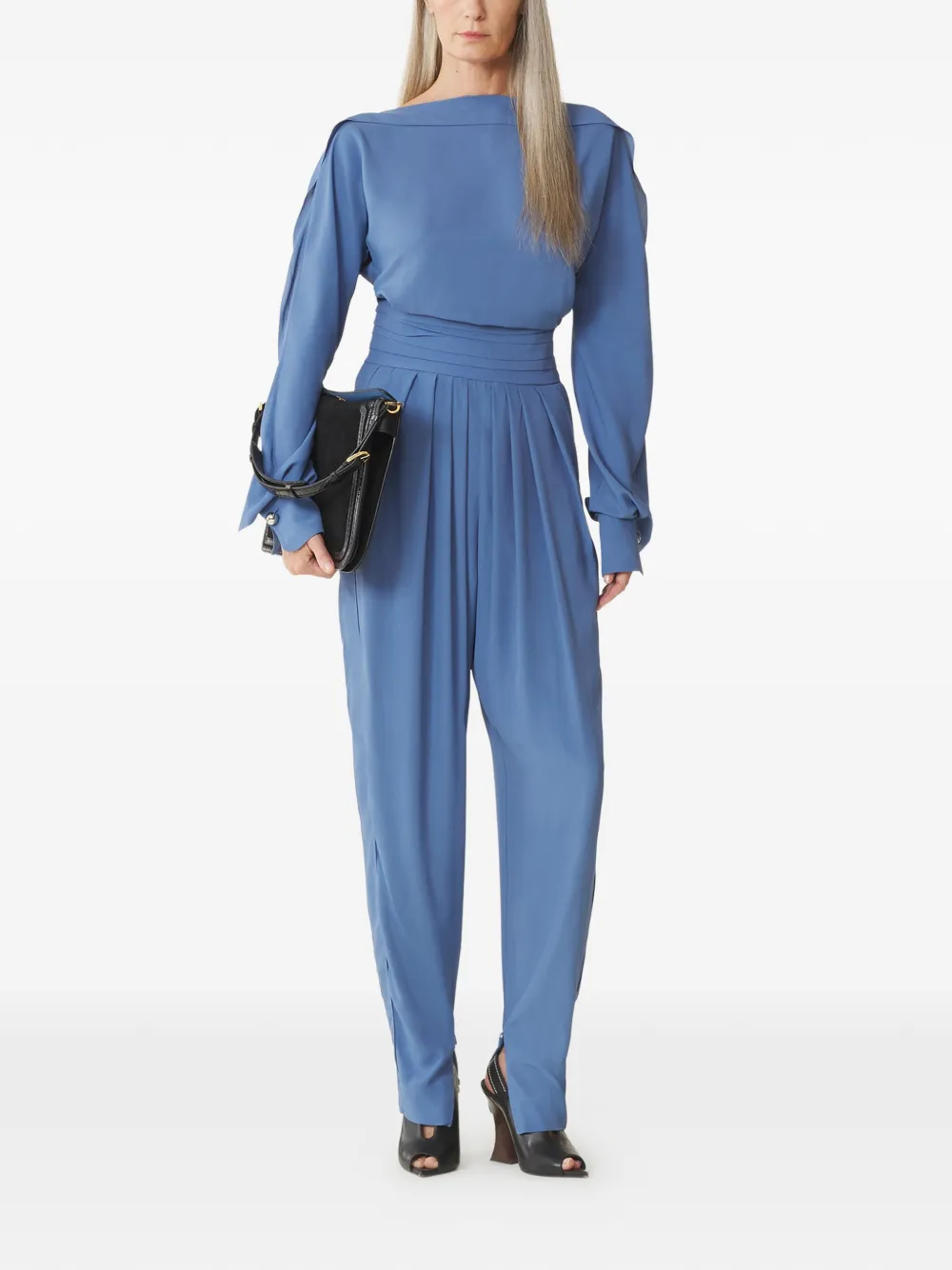  Lanvin Ruffle-detail Blouse - Blue 