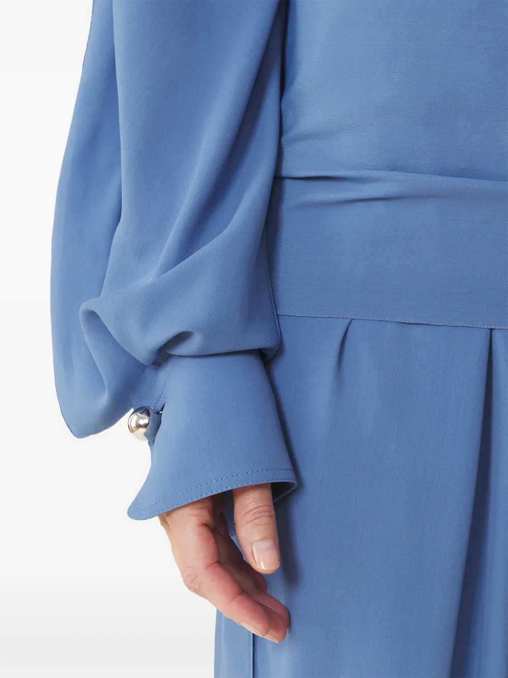 Lanvin Blouse met franje Blauw