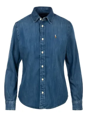 Polo Ralph Lauren Denim Shirt | Blue | FARFETCH ZA