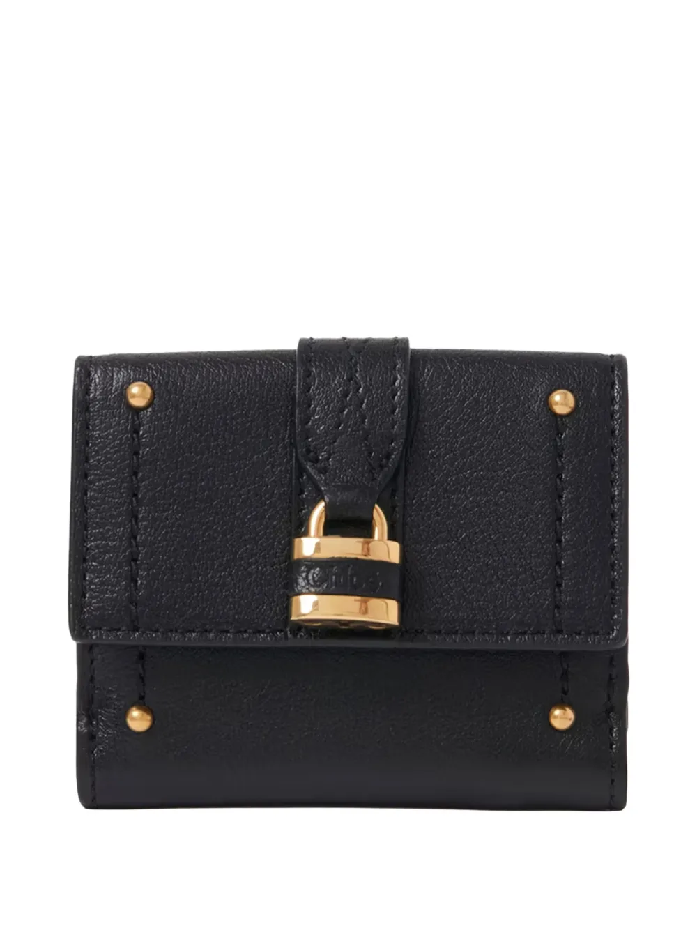 Chloé mini Paddington lock-detail wallet - Nero