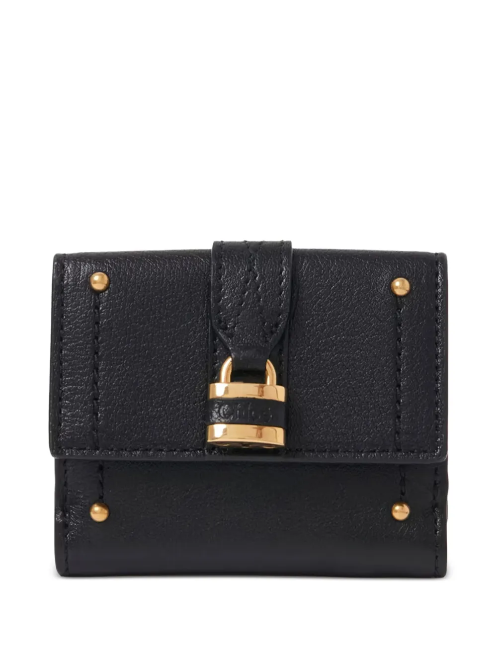 Chloé mini Paddington lock-detail wallet - Nero