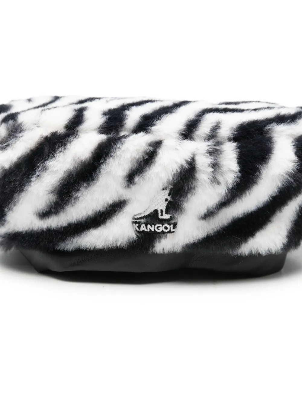 Kangol Zebra-pattern Beret Hat In Multi
