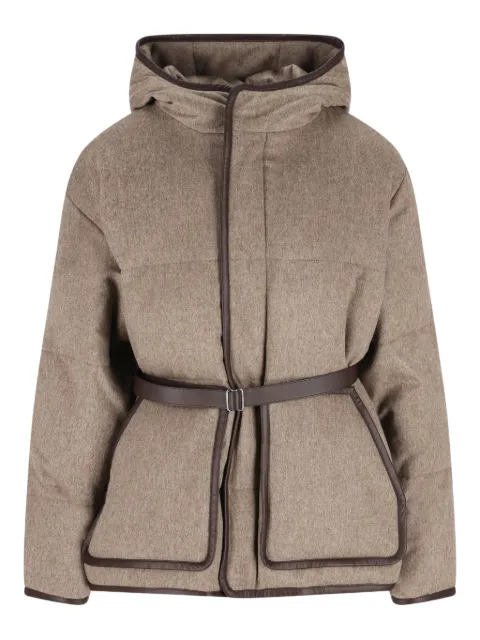 Tod's belted padded jacket