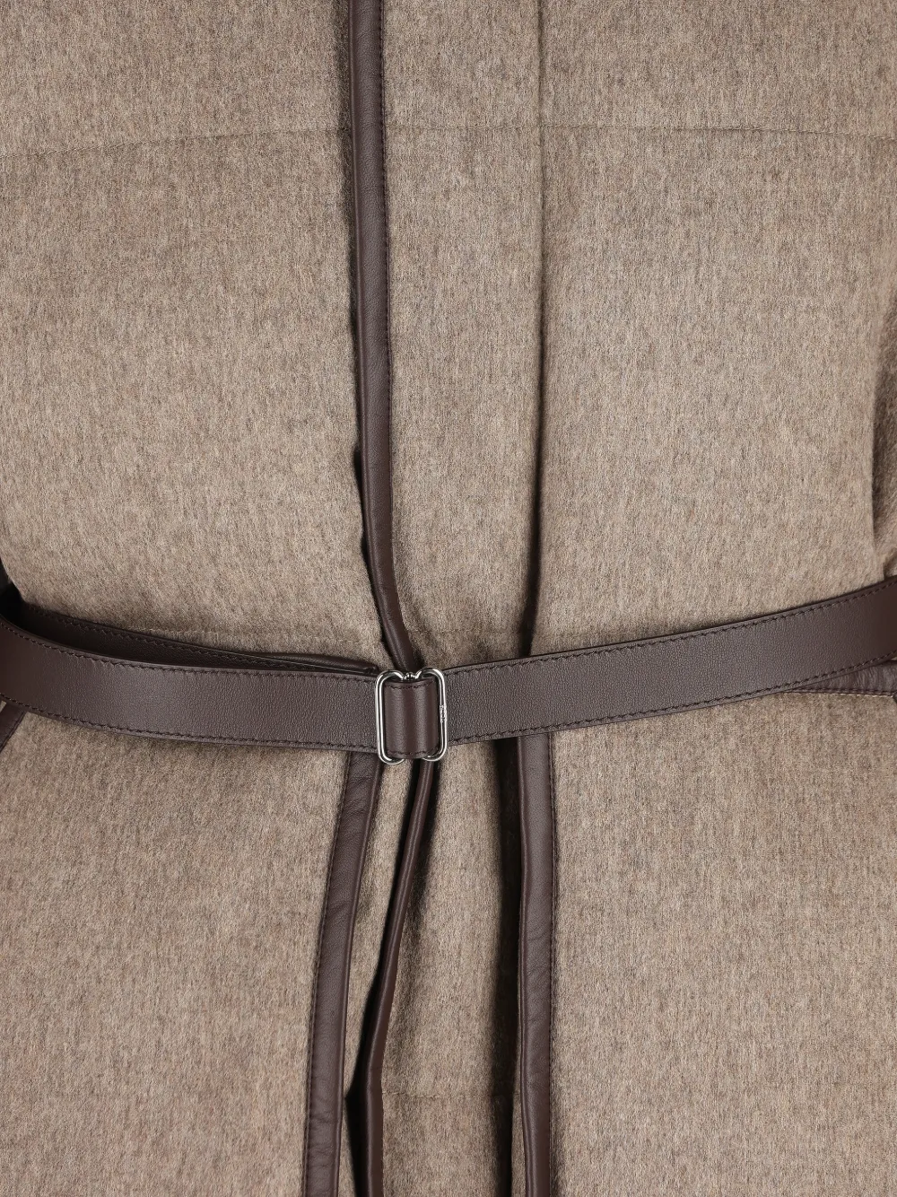  Tod's Belted Padded Jacket - Neutrals 