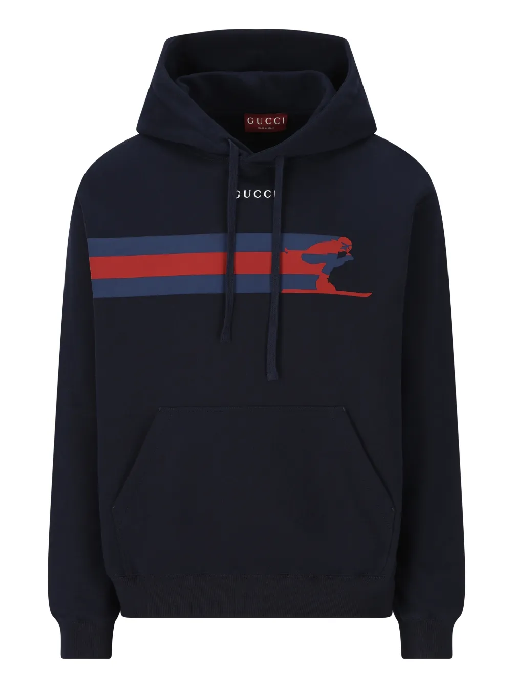 Gucci drawstring logo hoodie | azul | Image 1