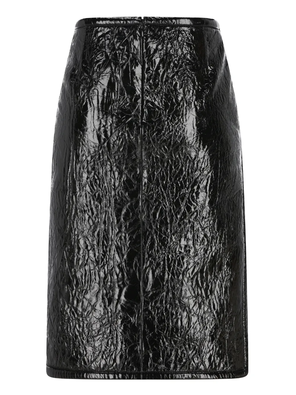 Gucci side-split midi skirt - Zwart