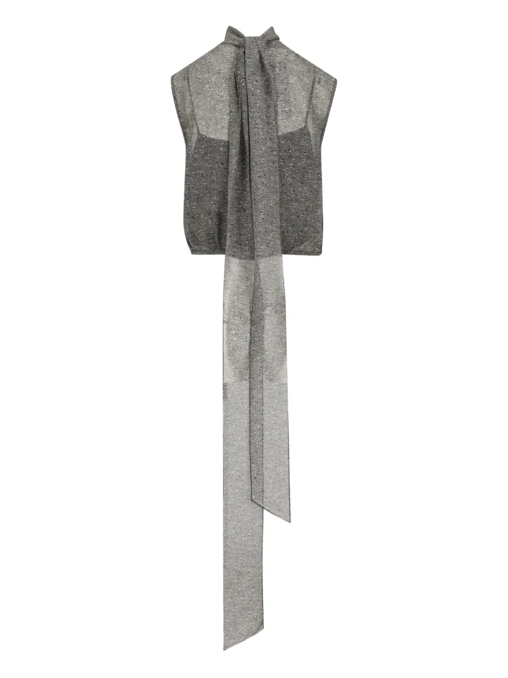 Gucci sleeveless bow-detail blouse | Blouses | Image 2