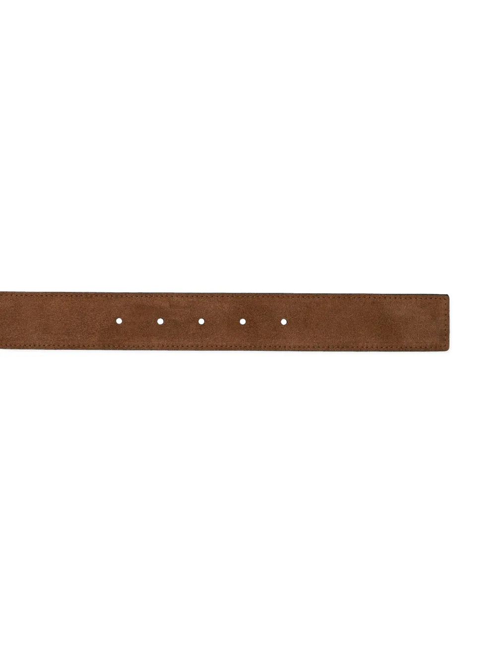  Fendi Squared Ff Belt - Brown 