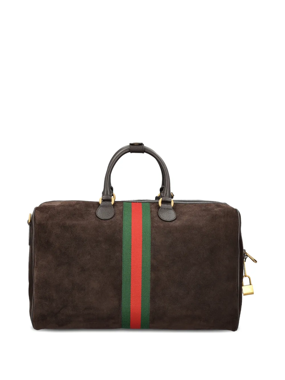Gucci medium Web travel bag - Bruin