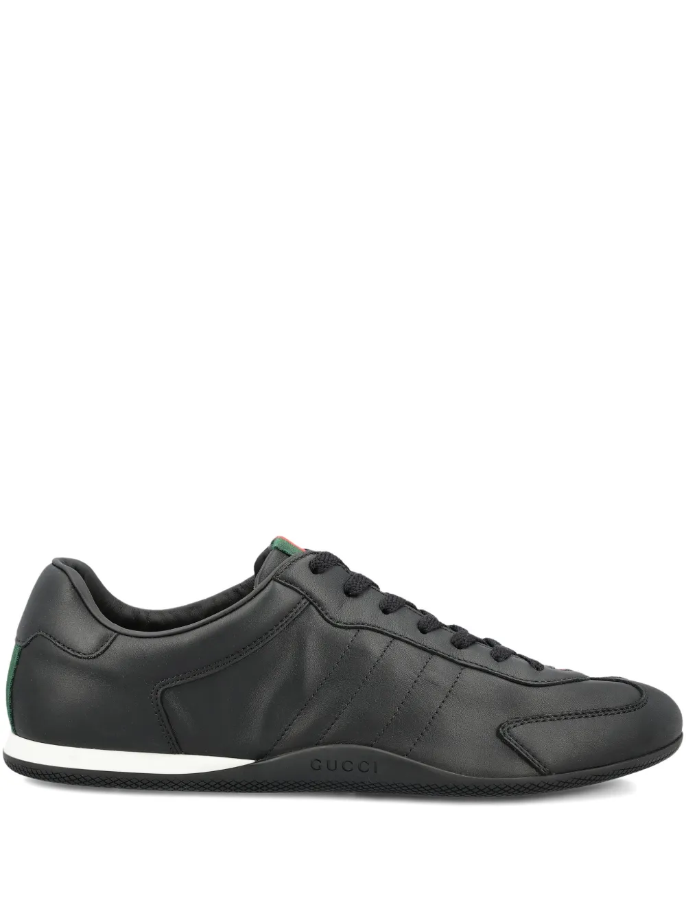 Gucci Shift Web-striped sneakers | Black | Image 1