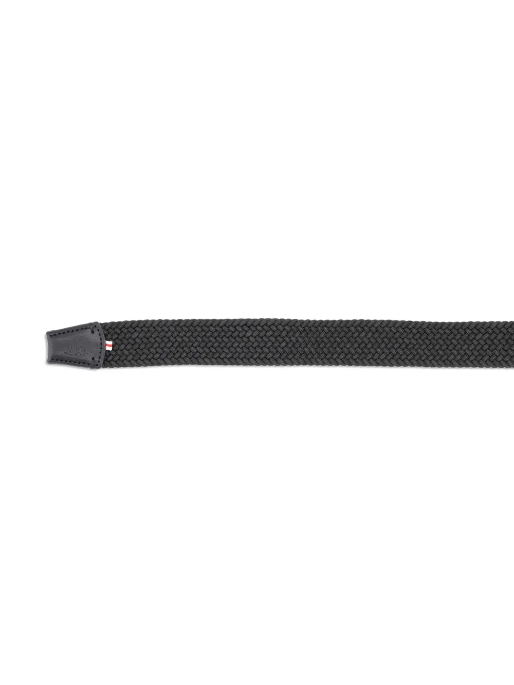 LA BOUCLE braided buckle belt - Zwart