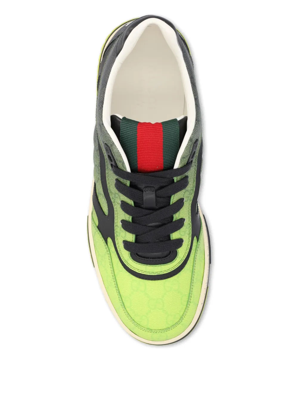 Gucci Re-Web gewatteerde sneakers Groen