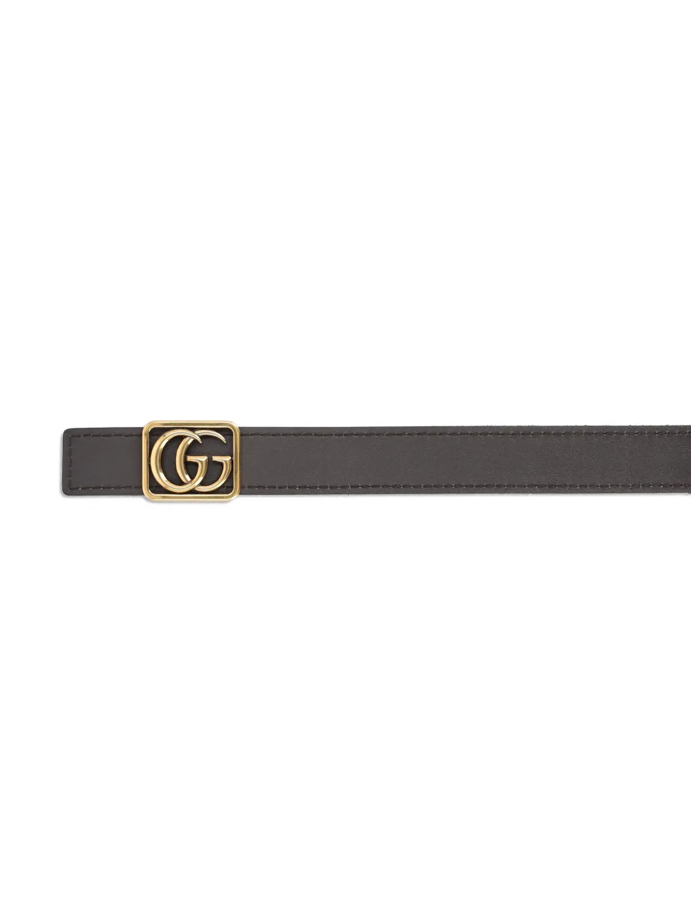 Gucci Riem met GG gesp Bruin