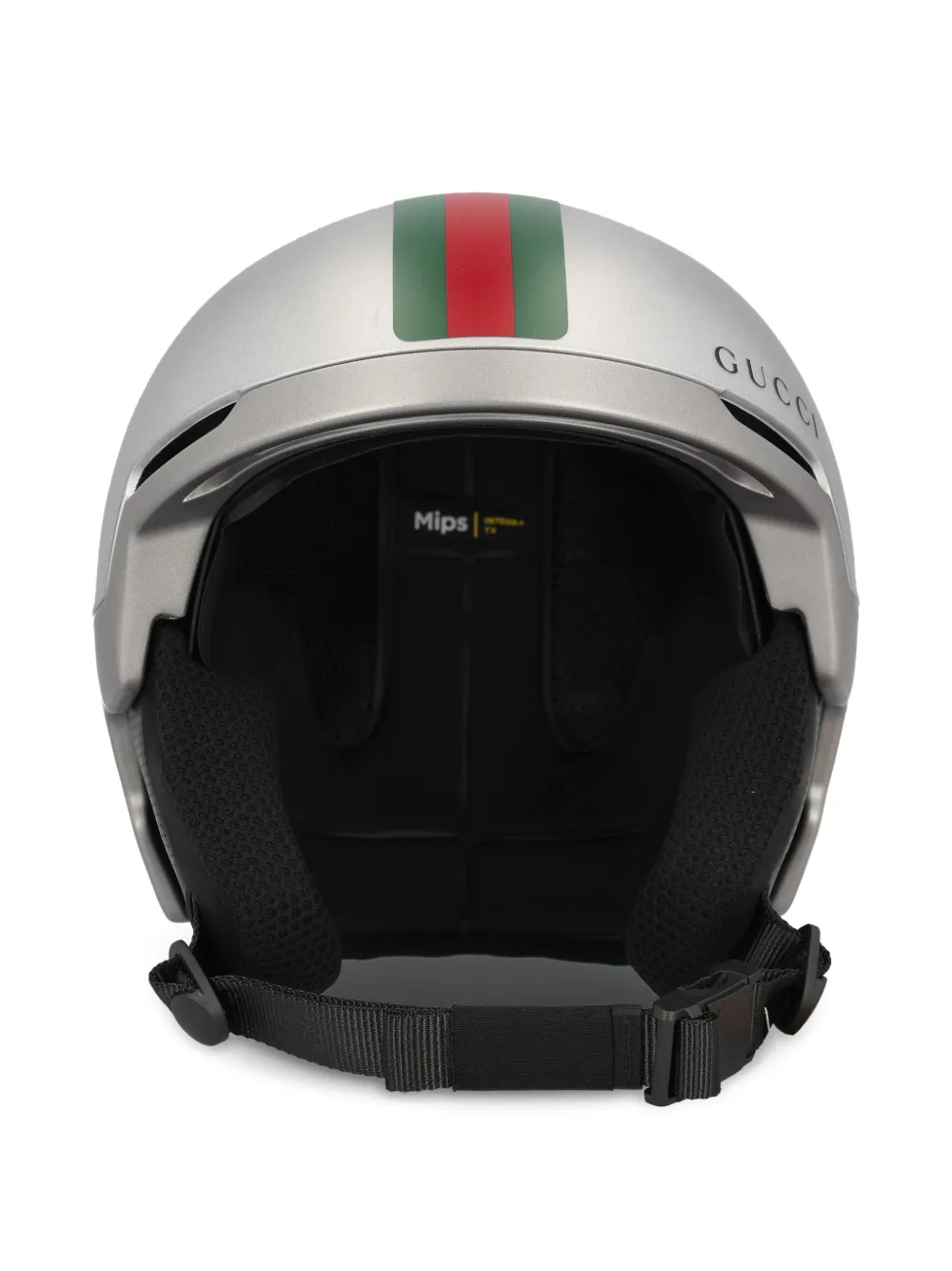 Gucci x HEAD Skihelm mit Webstreifen - Grau