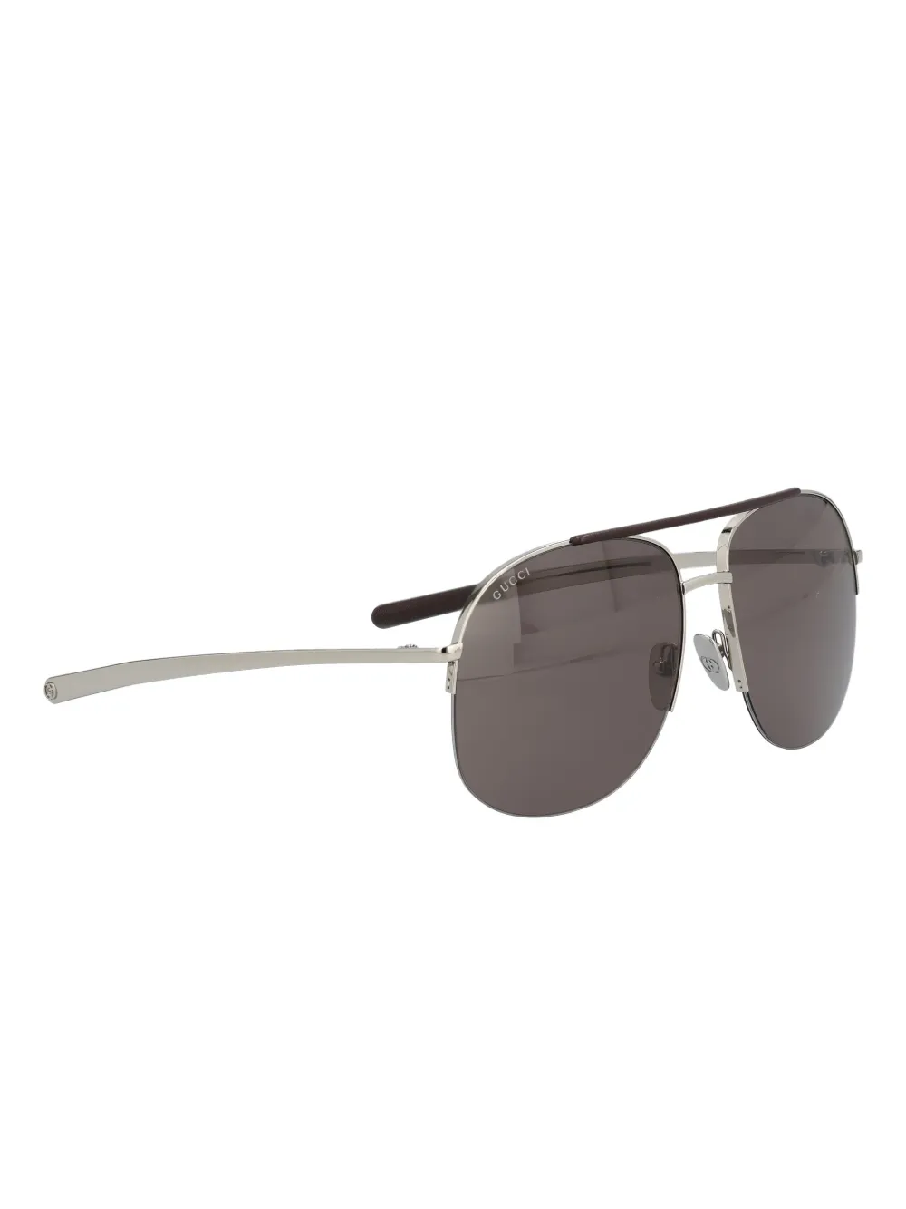 Gucci Nautical metal sunglasses - Zilver