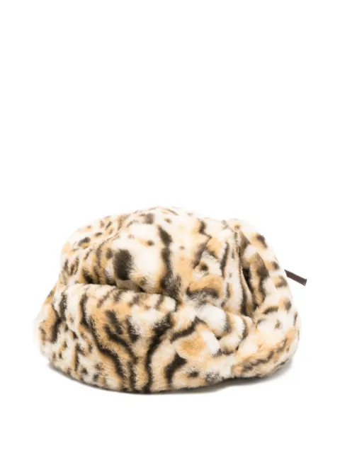Kangol leopard-print trapper hat