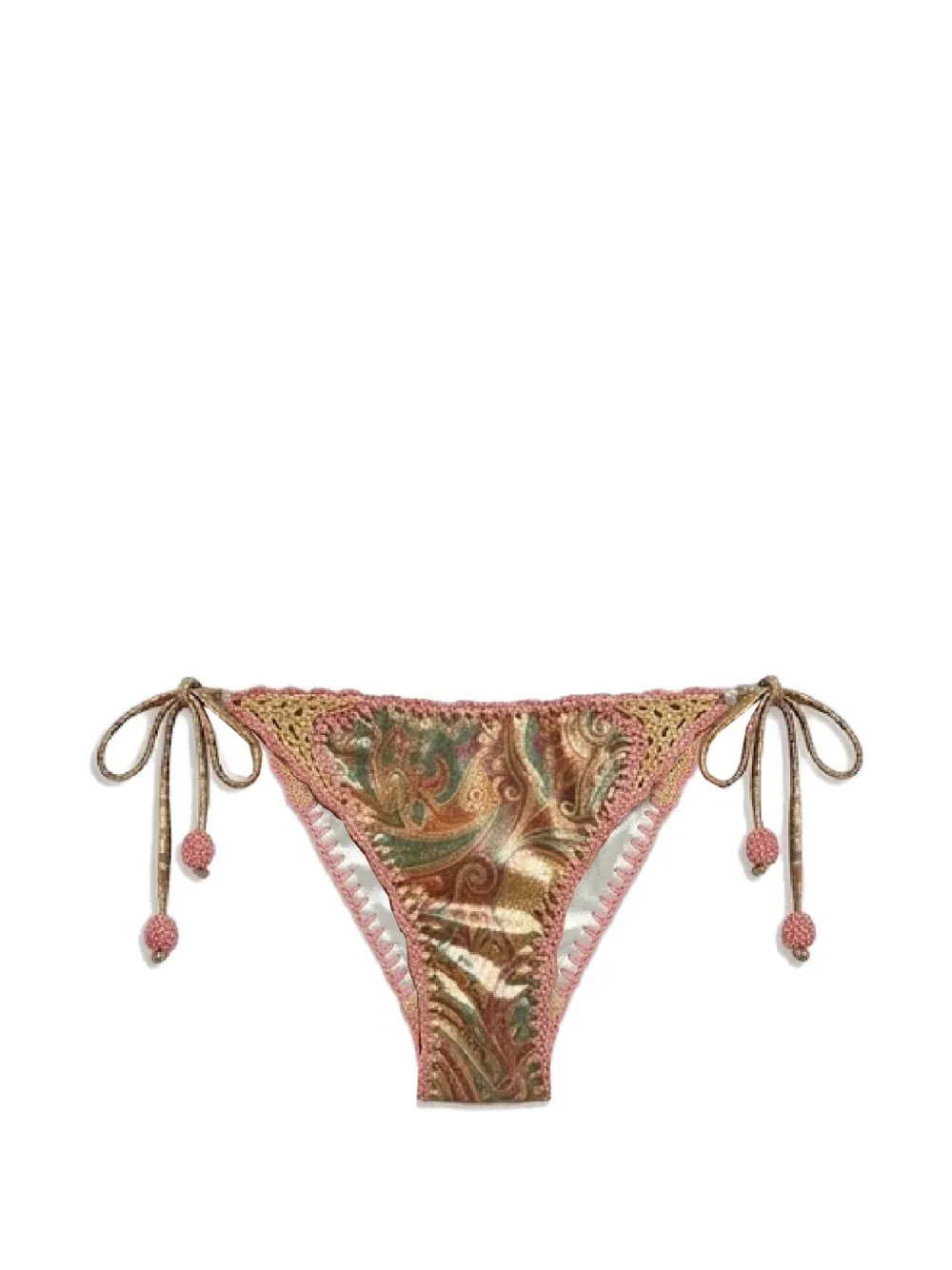 Del Maar Awasi paisley-pattern bikini bottoms - Braun