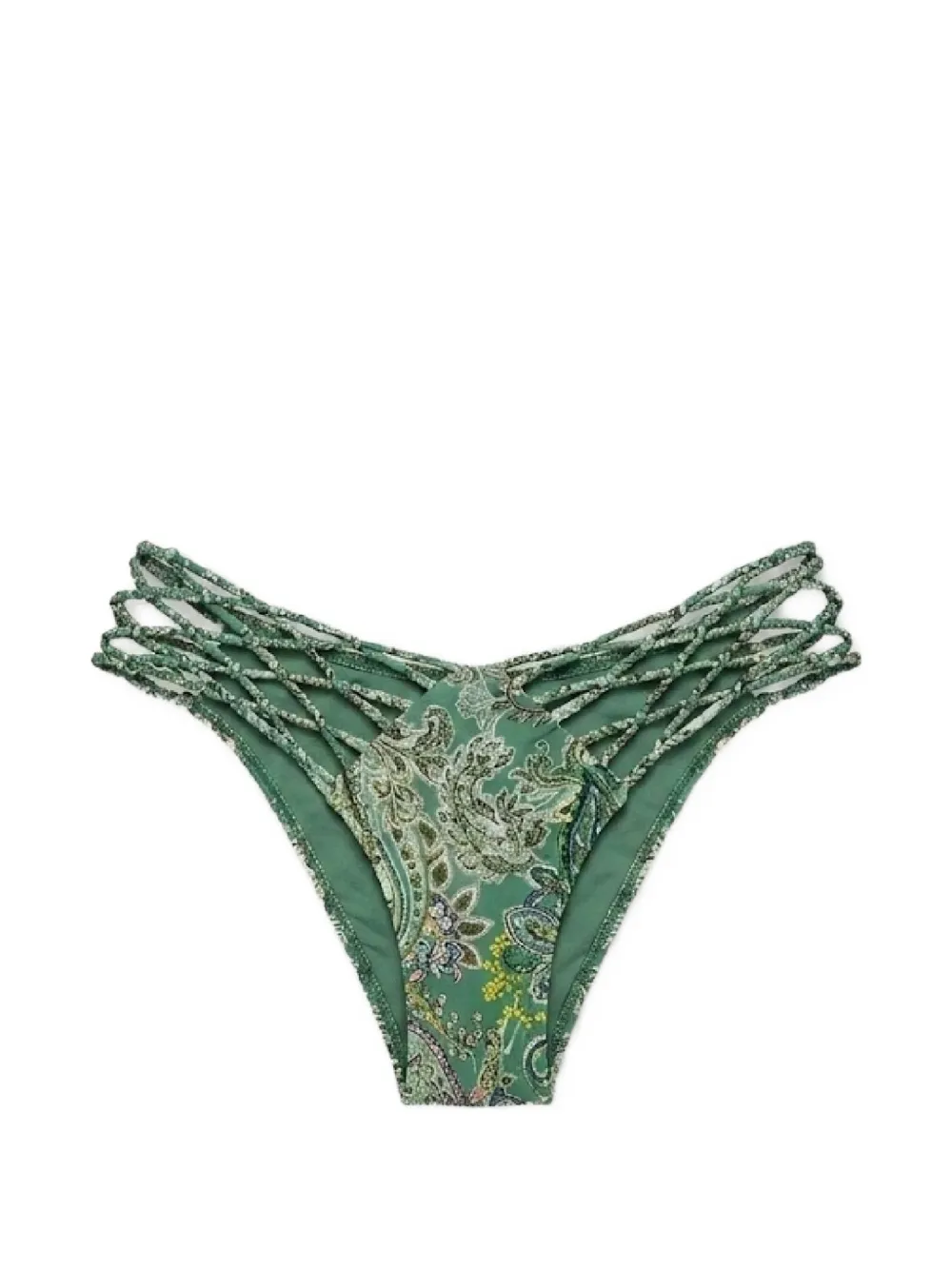 Del Maar Lariaqui paisley-print bikini bottoms - Verde