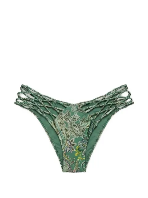 Del Maar Lariaqui paisley-print bikini bottoms