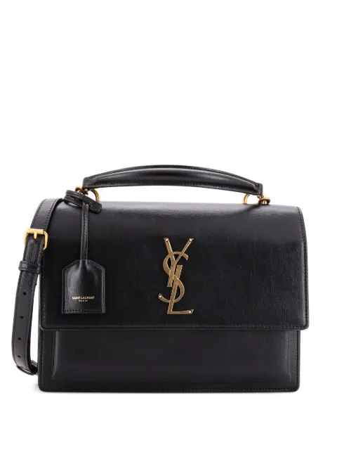 Saint Laurent Pre-Owned Sunset Top Handle Leather Medium shoulder bag
