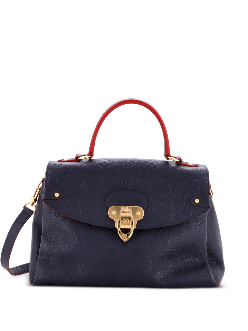 Louis Vuitton Pre-Owned Georges Handbag Monogram Empreinte Leather MM satchel - Blu