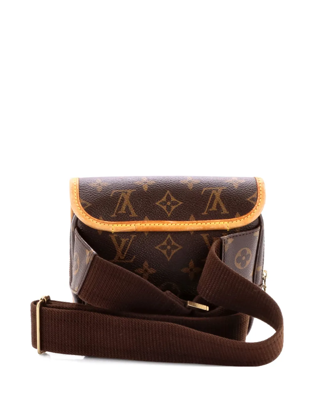 Pre-owned Louis Vuitton Bosphore Waist Bag Monogram Canvas Belt Bag In Brown