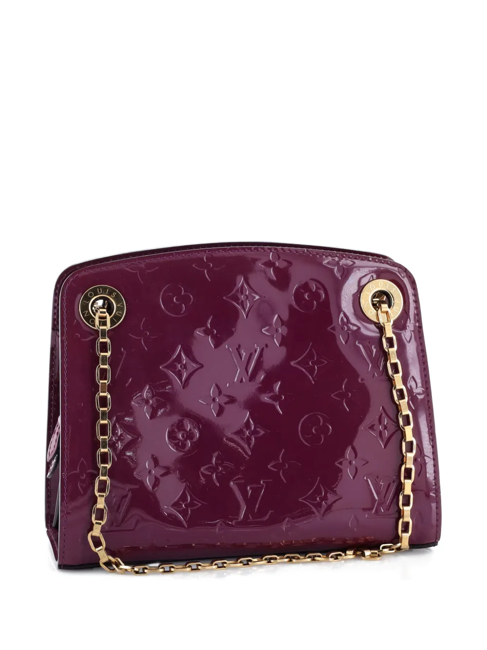 Louis Vuitton Pre-Owned Virginia Handbag Monogram Vernis PM shoulder bag - Viola