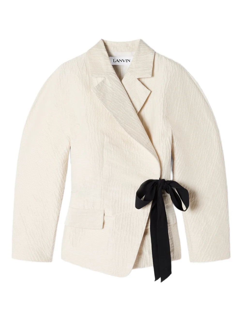 Lanvin Blazer con nodo - Toni neutri