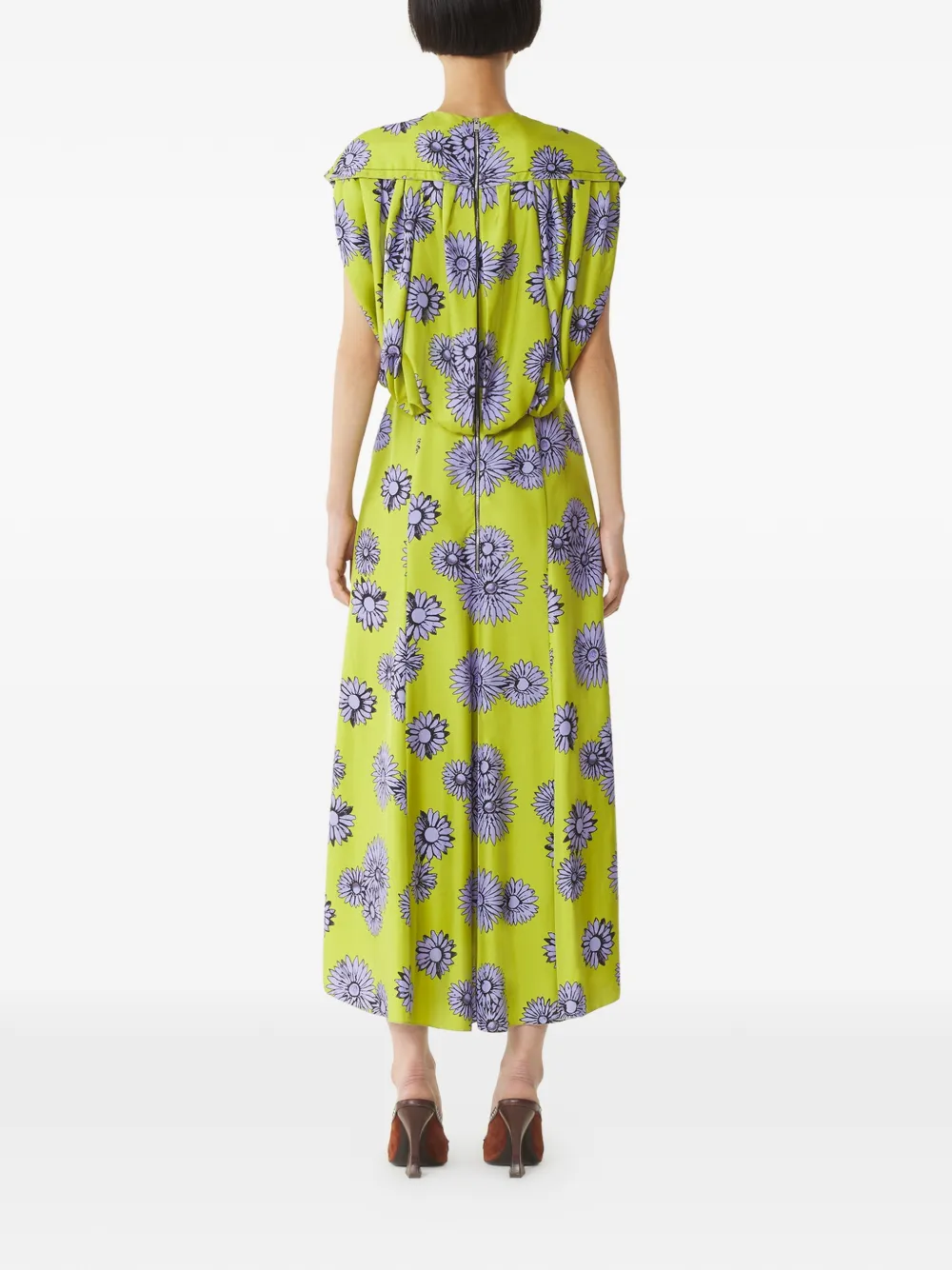Lanvin Jurk met bloemenprint Groen