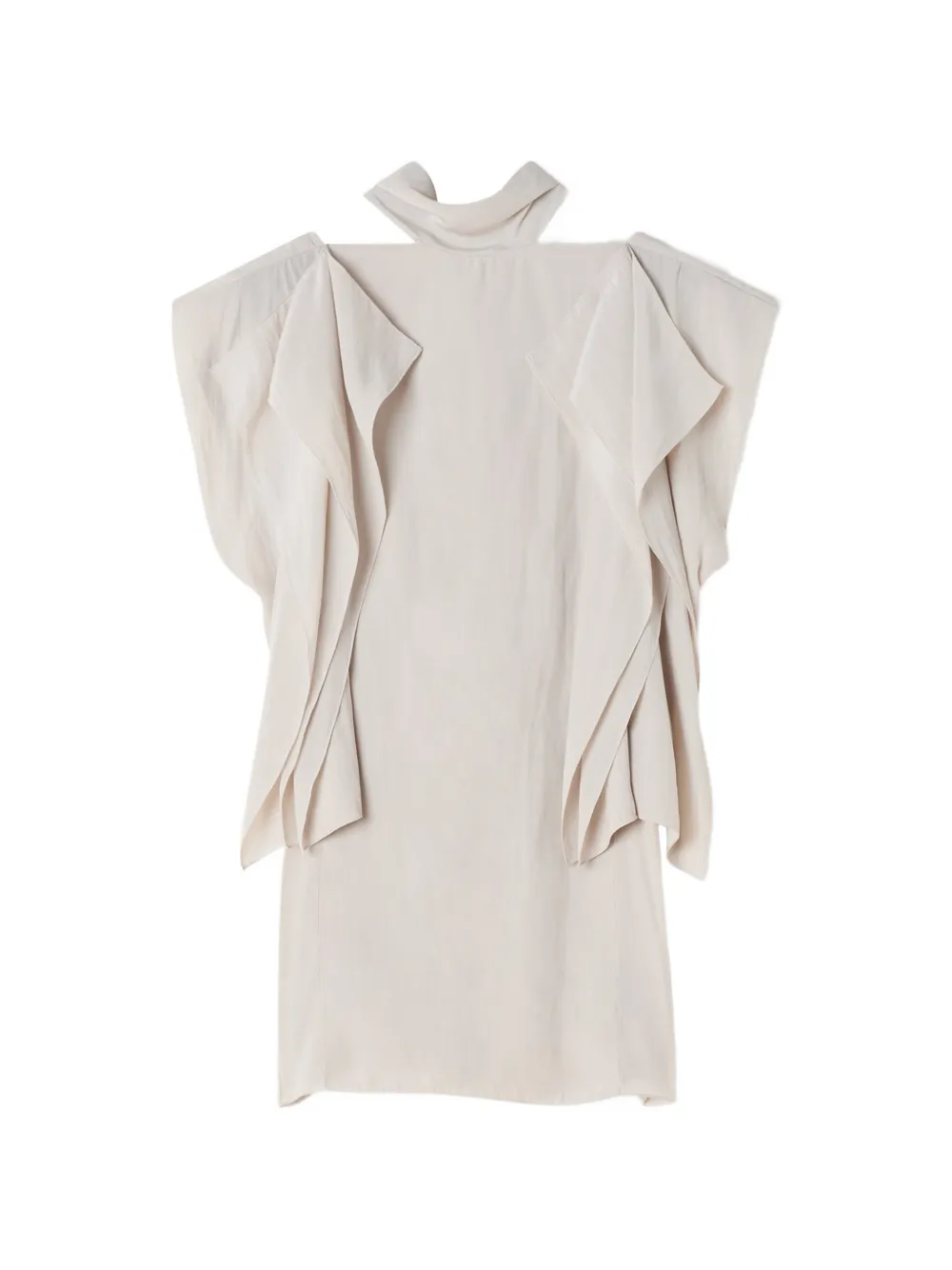 Lanvin Blouse met ruchetail Beige