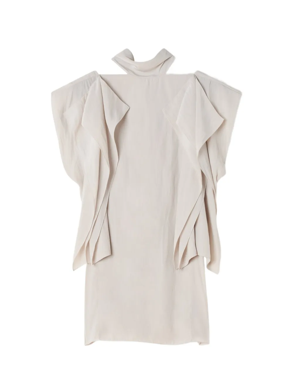 Lanvin Blouse met ruchetail Beige