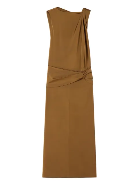 Lanvin twisted-detail sleeveless midi dress