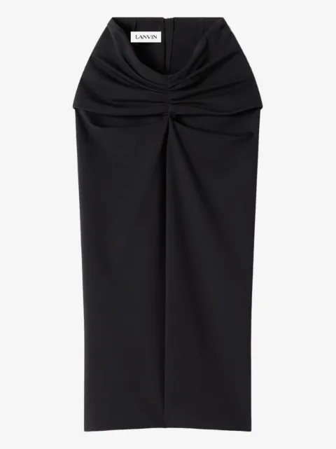 Lanvin jupe mi-longue à détail torsadé