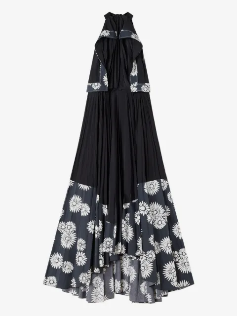 Lanvin vestido largo con motivo floral