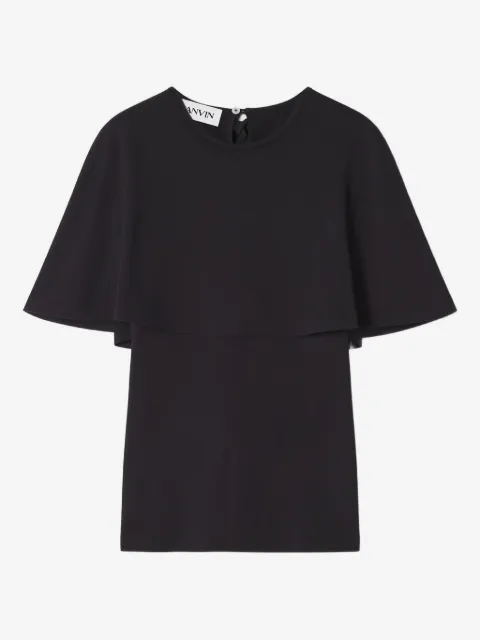 Lanvin cape-effect T-shirt