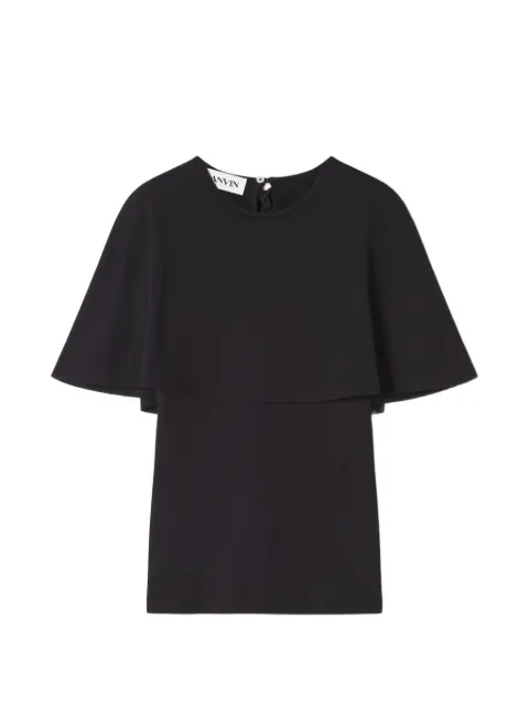 Lanvin playera con efecto de capa
