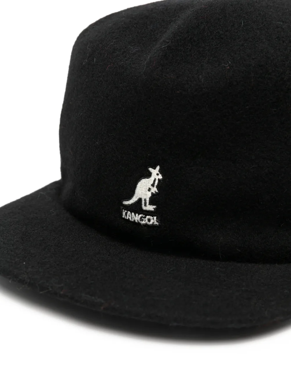 Kangol Embroidered Cap In Black