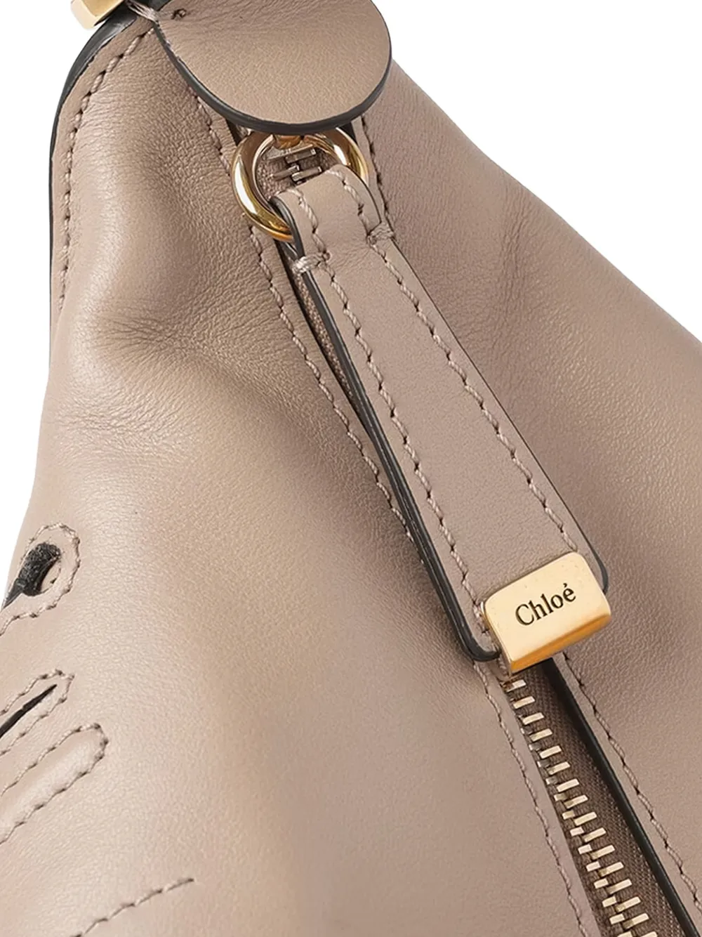 Zip Handle Shoulder Bag