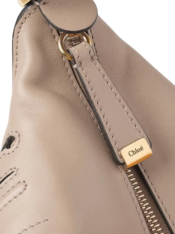 Chloé Zip Handle Shoulder Bag | Neutrals | FARFETCH CA