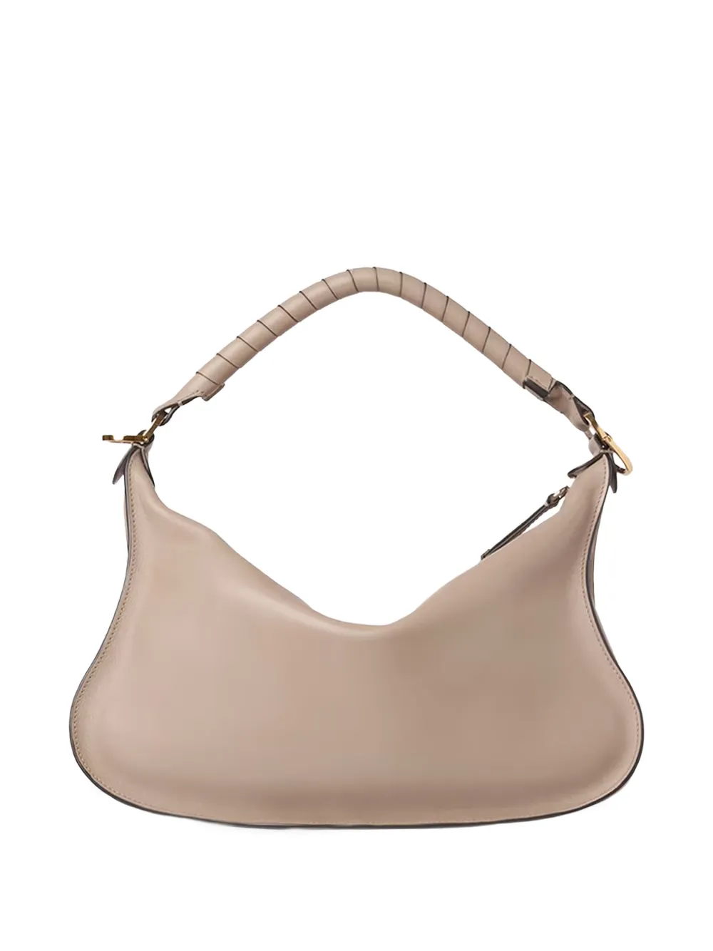 Chlo&eacute; zip handle shoulder bag - Beige