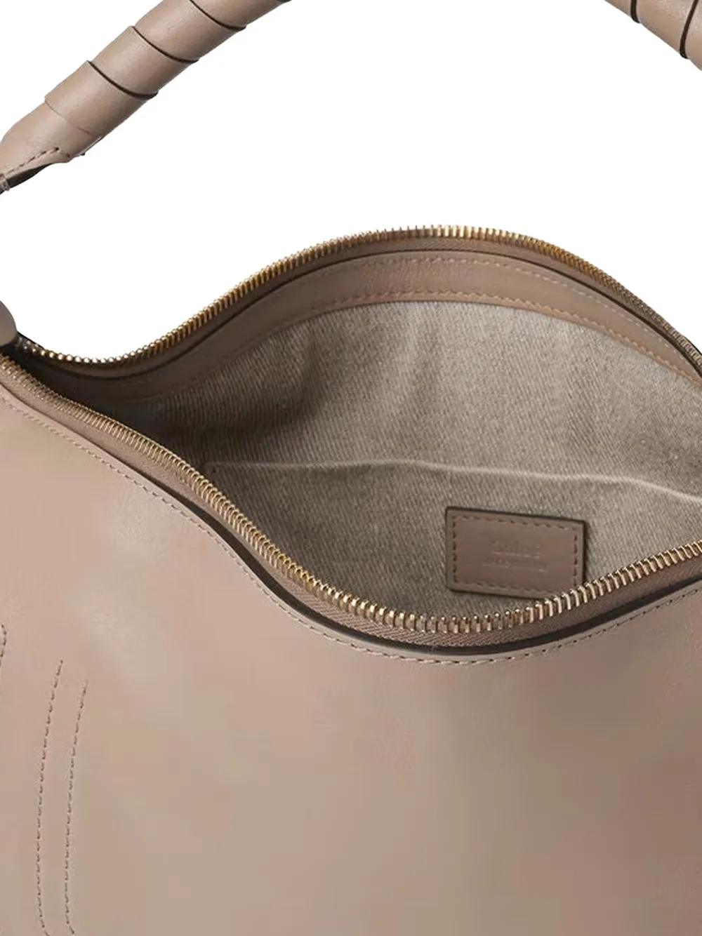 Zip Handle Shoulder Bag