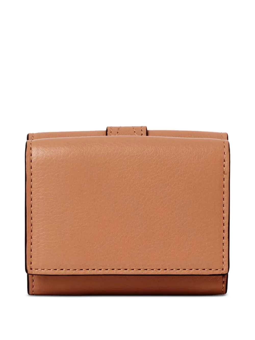 Chlo&eacute; padlock-detail wallet - Beige