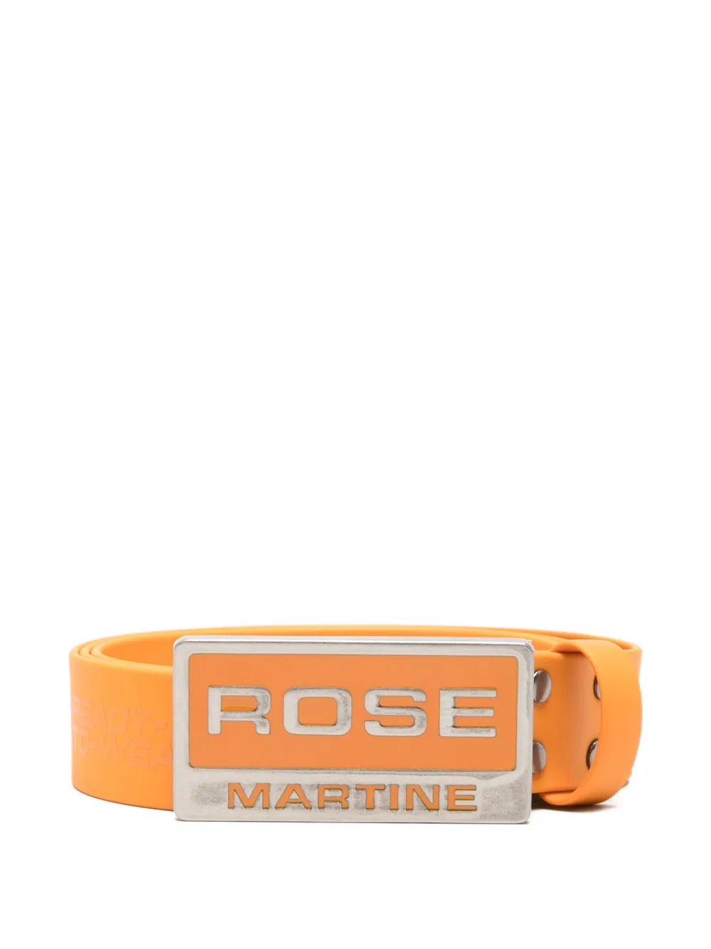 Martine Rose logo buckle belt - Orange