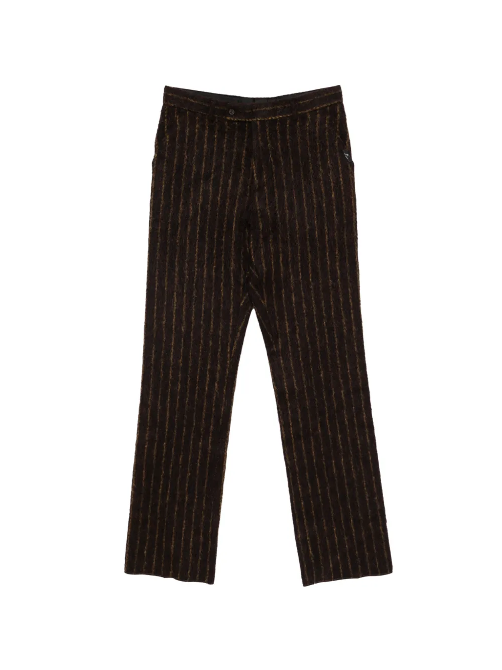Martine Rose Pantaloni a righe - Marrone