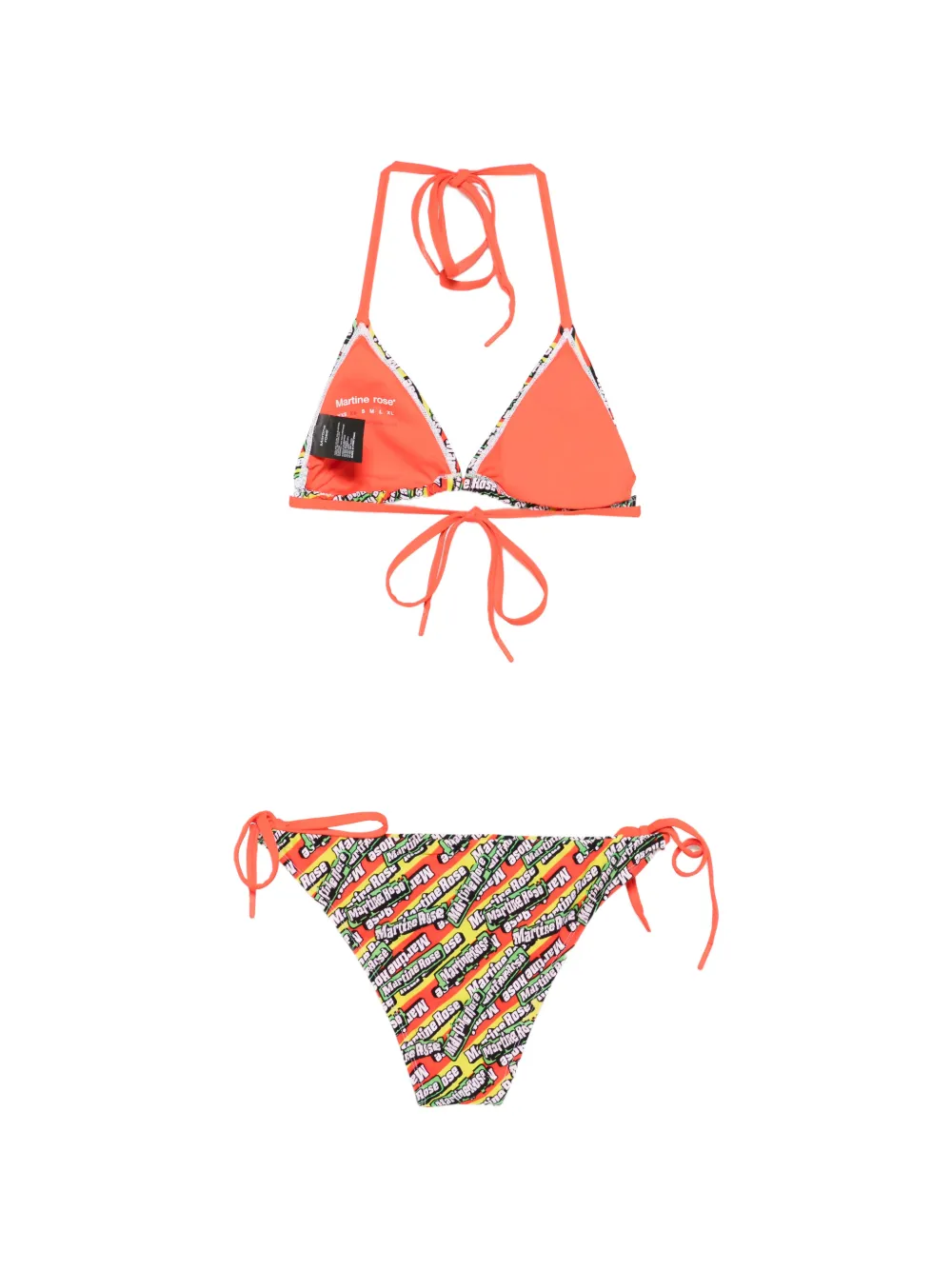  Martine Rose Printed Bikini - Orange 