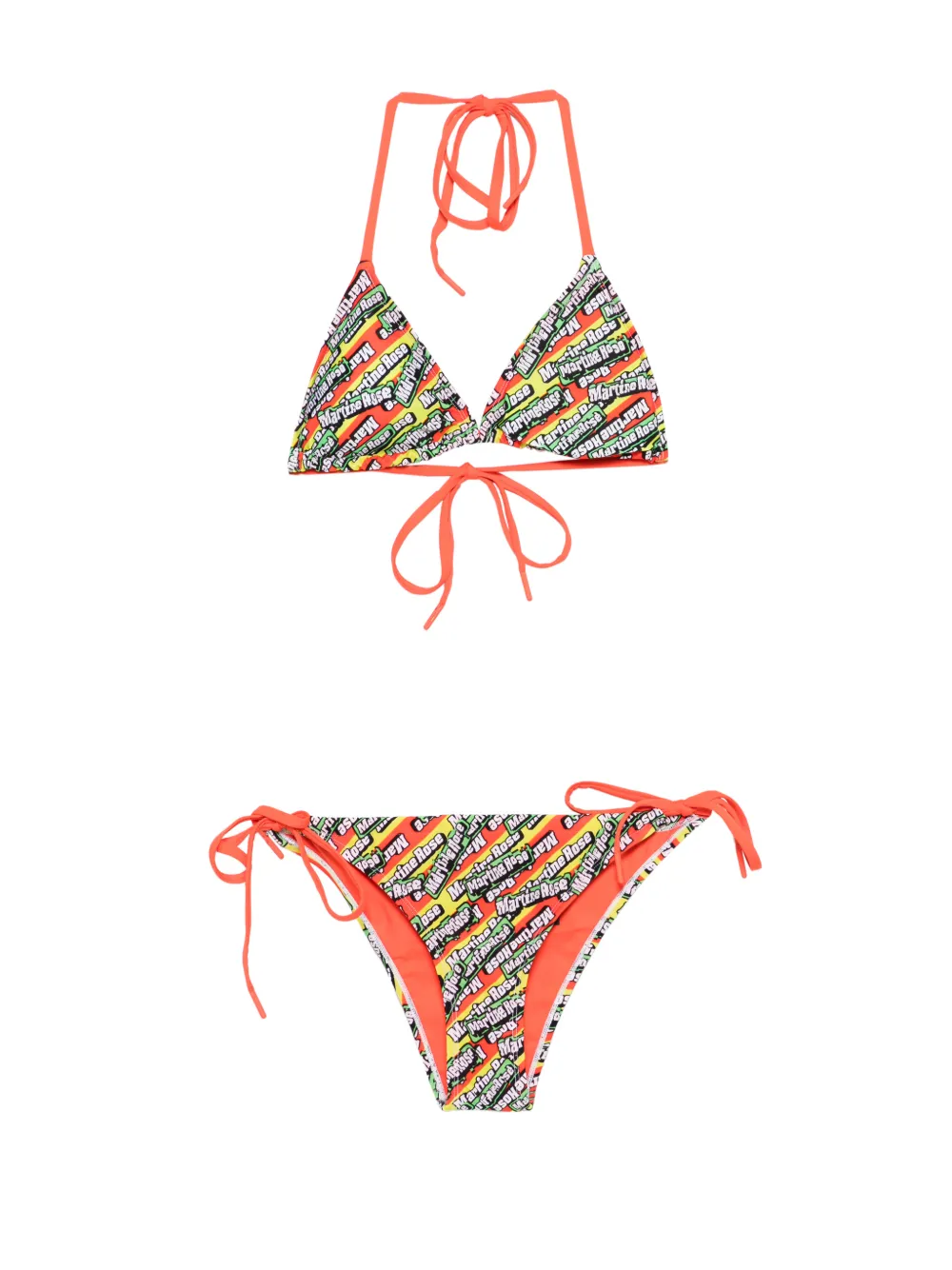 Martine Rose printed bikini - Arancione