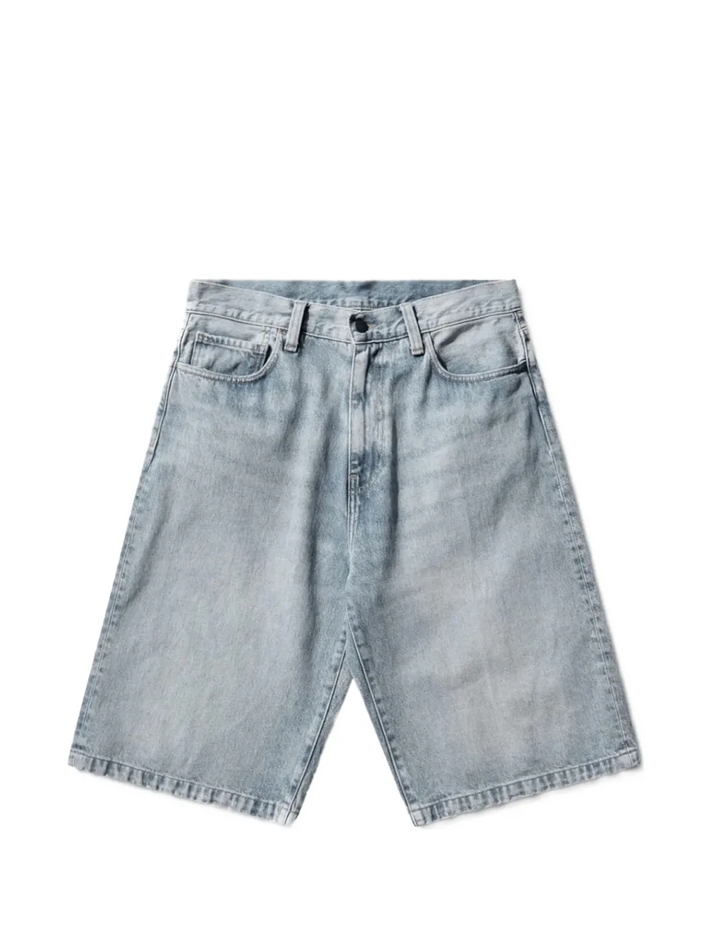 Carhartt WIP heavy bleached shorts - Blau