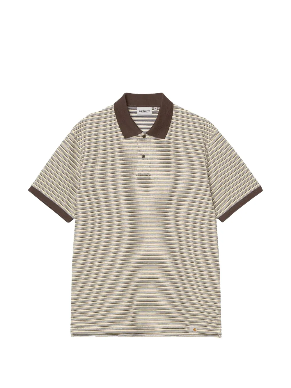 Carhartt WIP Dion striped polo shirt - Toni neutri