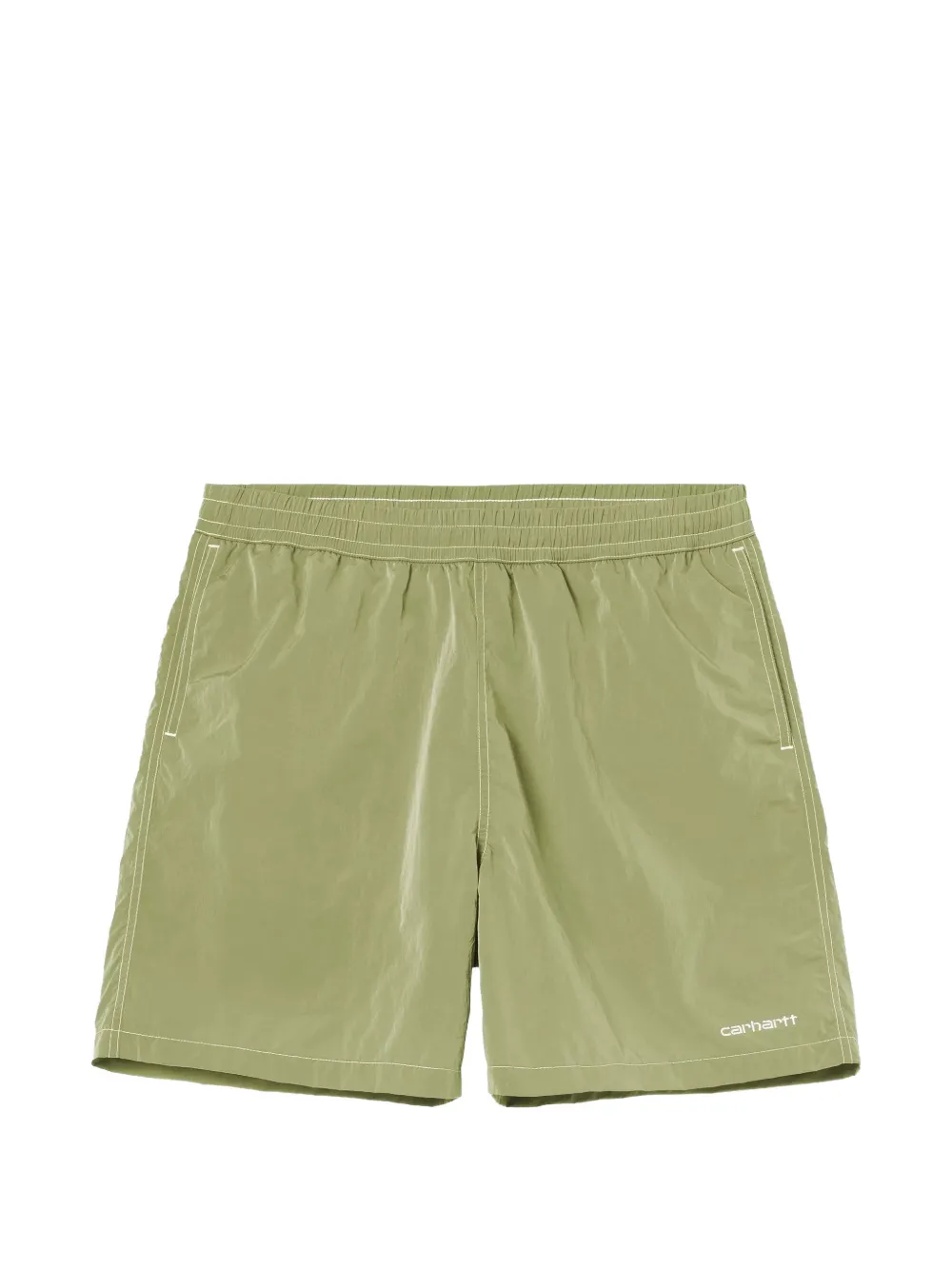Carhartt WIP Canby elasticised green shorts - Verde