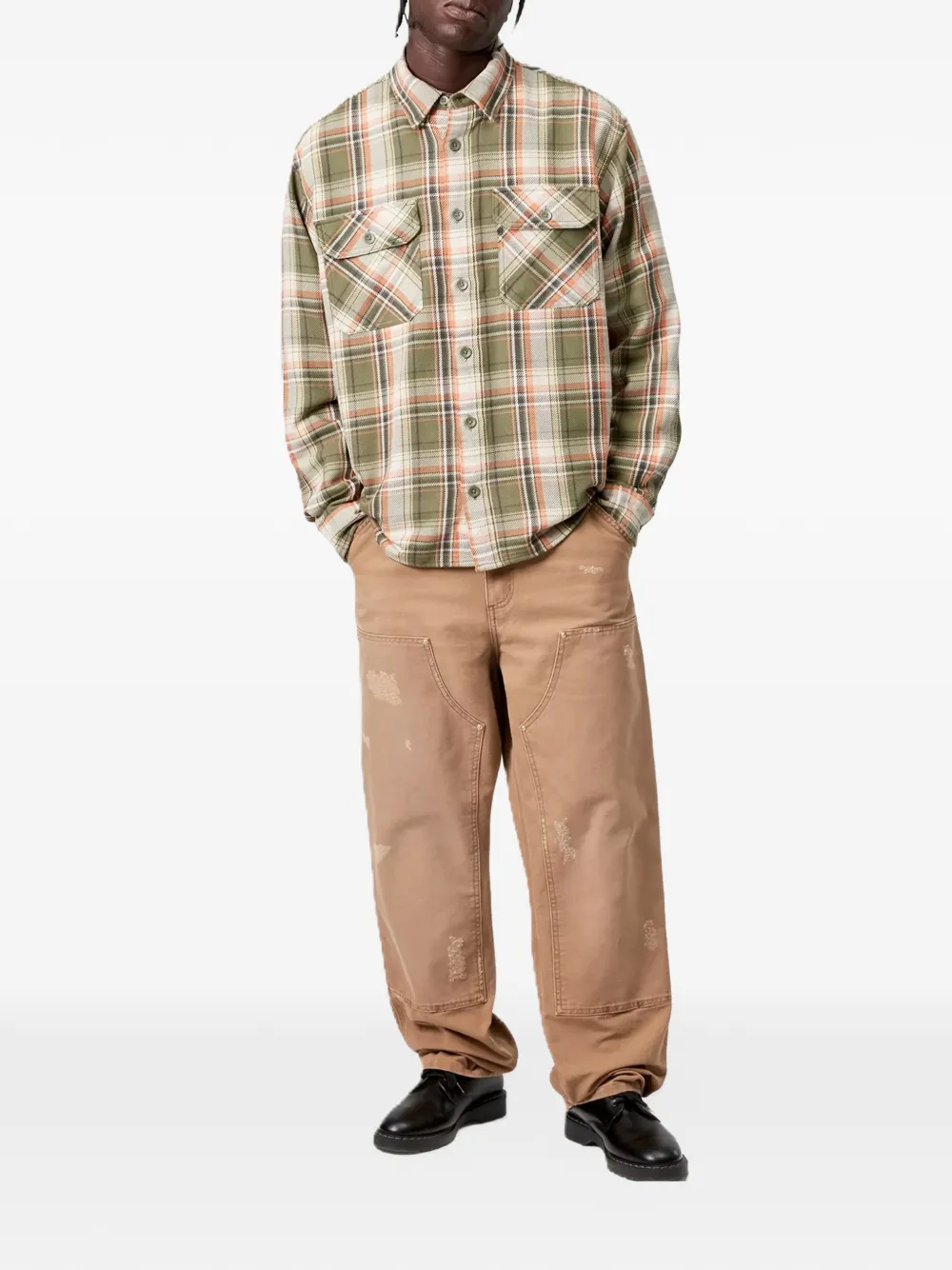 Carhartt WIP Brandon Double Knee broek Bruin